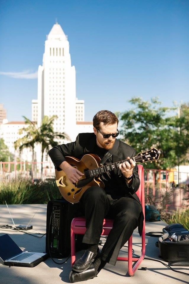 Performing at LA City Hall